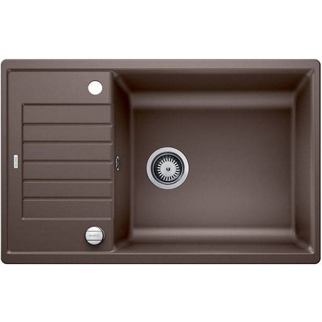 Zia Single Bowl Inset Kitchen Sink - Coffee (780mm L X 500mm W)