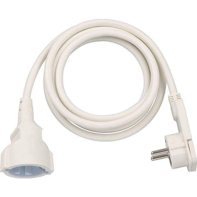 Brennenstuhl 1168980220 Förlängningssladd, Vit, 2 m