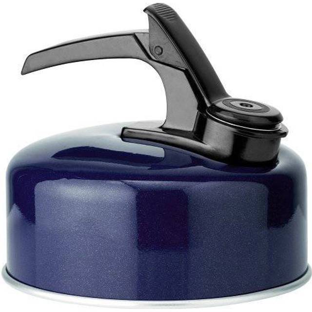 Highlander Aluminium Whistling Camping Kettle 2L: Navy Colour: Navy