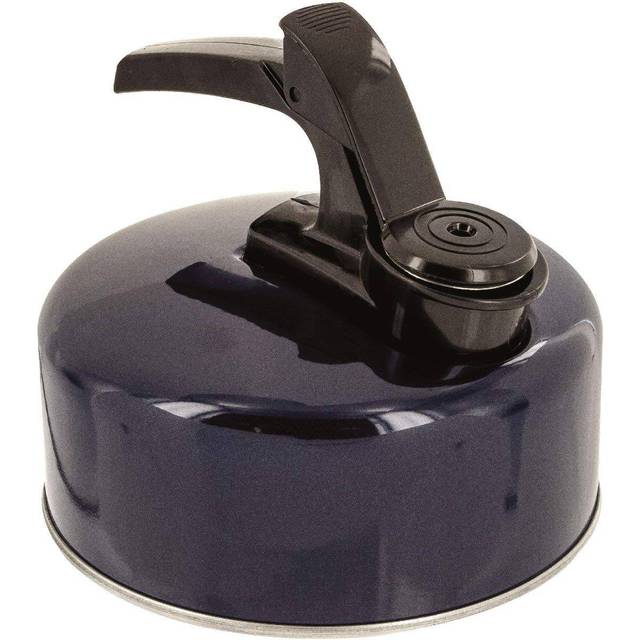 Highlander Aluminium Whistling Camping Kettle 1L: Navy Colour: Navy