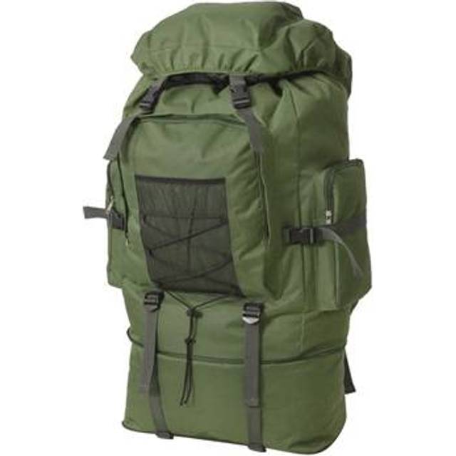 vidaXL Arméryggsäck XXL 100 L grön