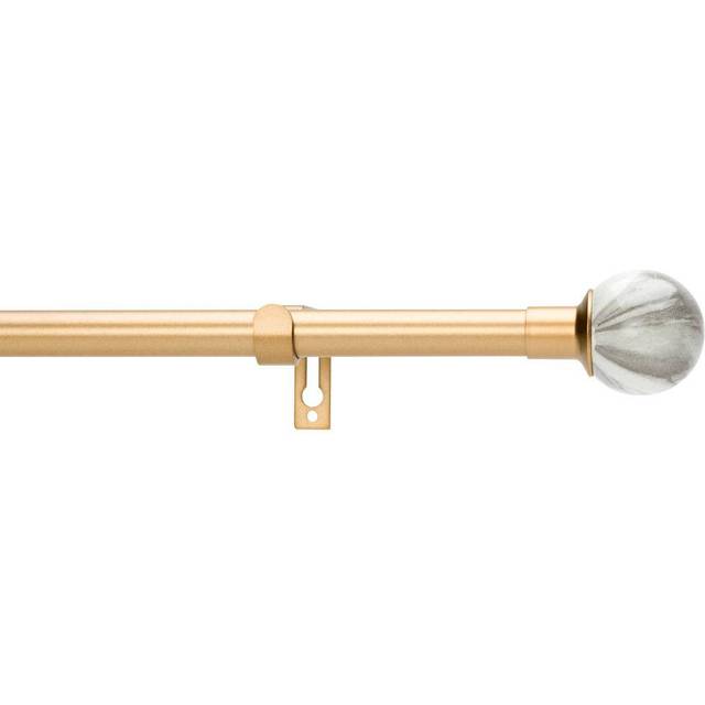 Gardinstång Kirsch Moon Set 210-380Cm Matt Stål