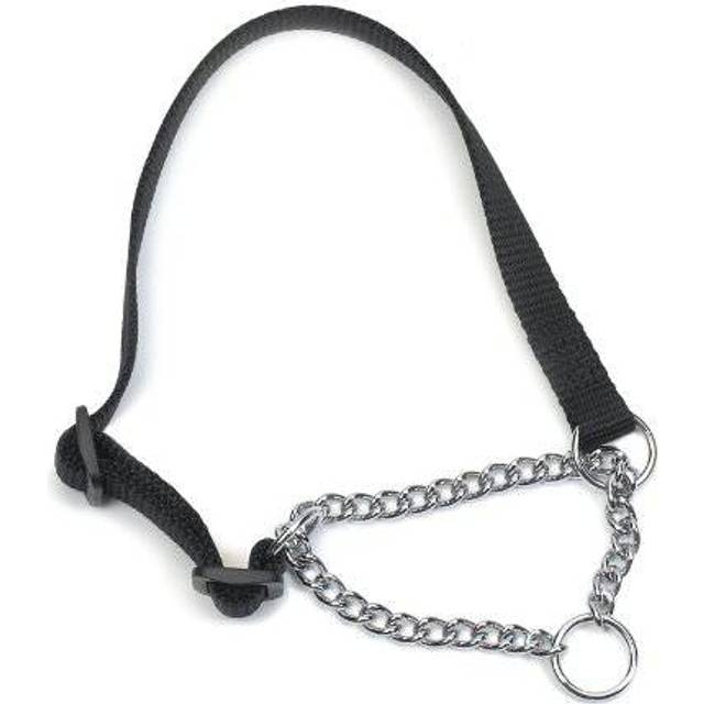 Black Nylon Semi Choker Size 7-10 25mm - Dog Choker - Dog Supplies & Accessories | ePaws