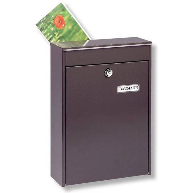 Burg Wachter Leipzig White - Rear Access 11Ltr Medium Post Box