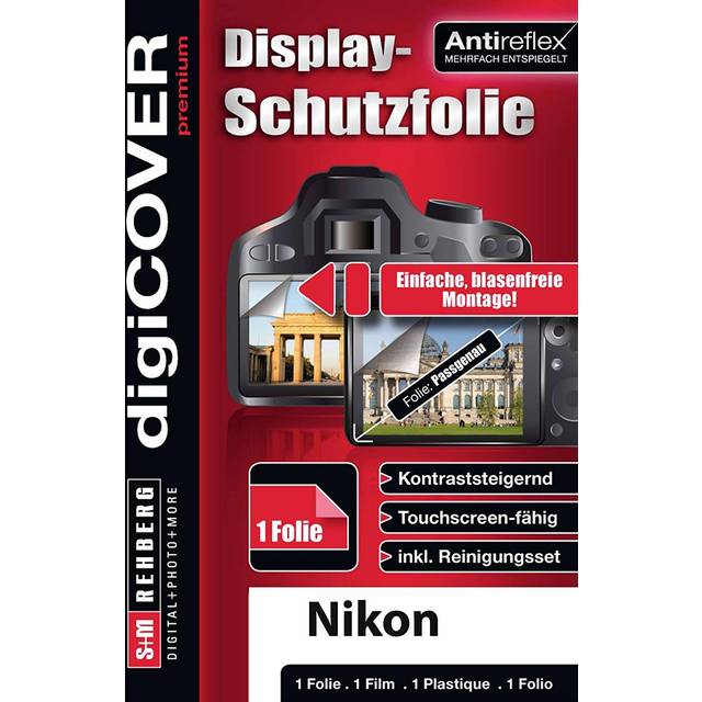digiCOVER Premium skärmskydd för Nikon D610