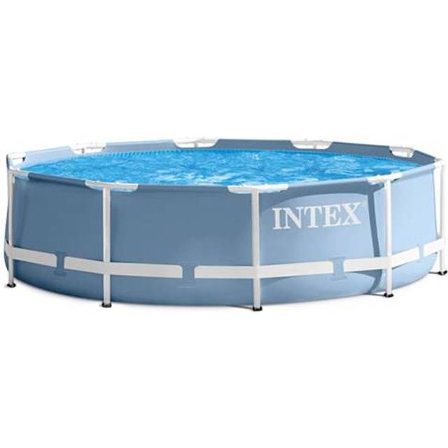 Intex Prism Rondo Simbassäng Ram, Ø 305 x 76 cm, Ljusgrå