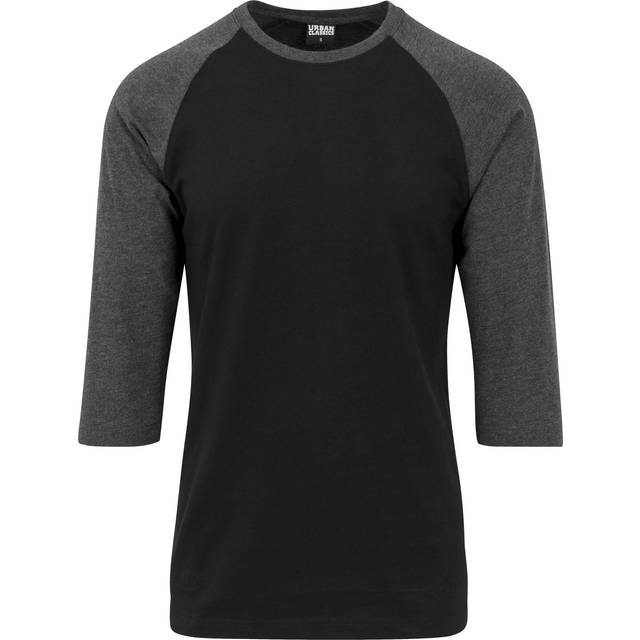 T-shirt Urban Classic contrat 3/4 leeve raglan - Marron - S