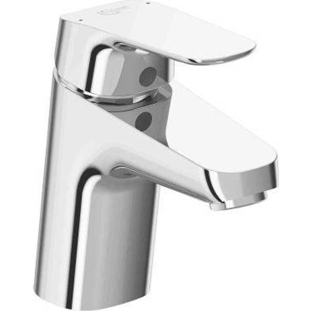 Ideal Standard Ceraflex Basin Mixer Tap Metal Pull Knob Drain Fitting G1 1/4 Mounting Bottom Rigid Cast Spout Surface: Chrome, B1708AA