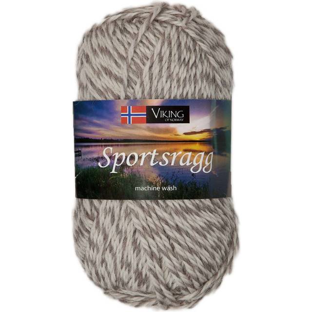 Sportsragg Garn Ullmix 50 g Neongrön 535 Viking Garn