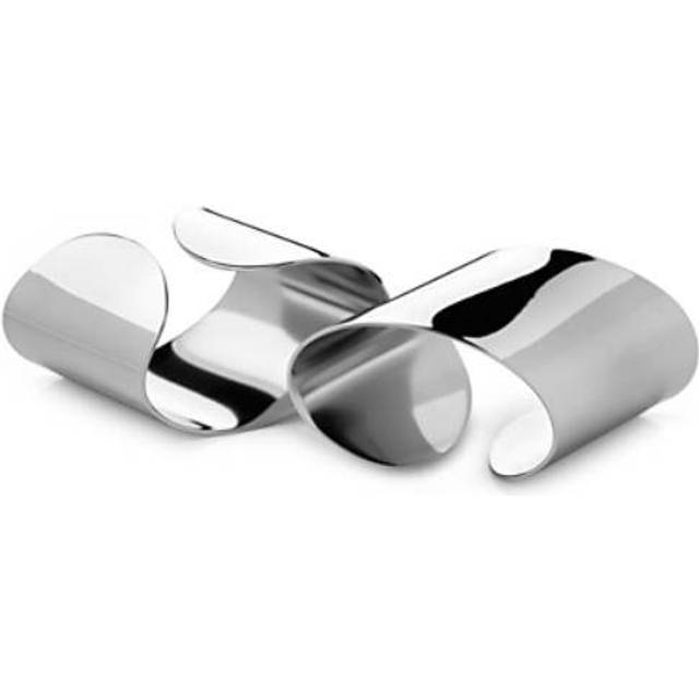 Robert Welch Radford servettring blank 2-pack Rostfritt stål - Silverfärgad
