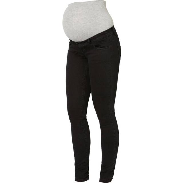 MAMALICIOUS mllola Slim Black Jeans |Svart |33 x 32