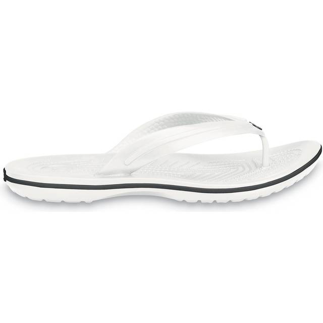 Crocs Crocband Flip unisex - vuxen Flip flops, White, 48/49 EU