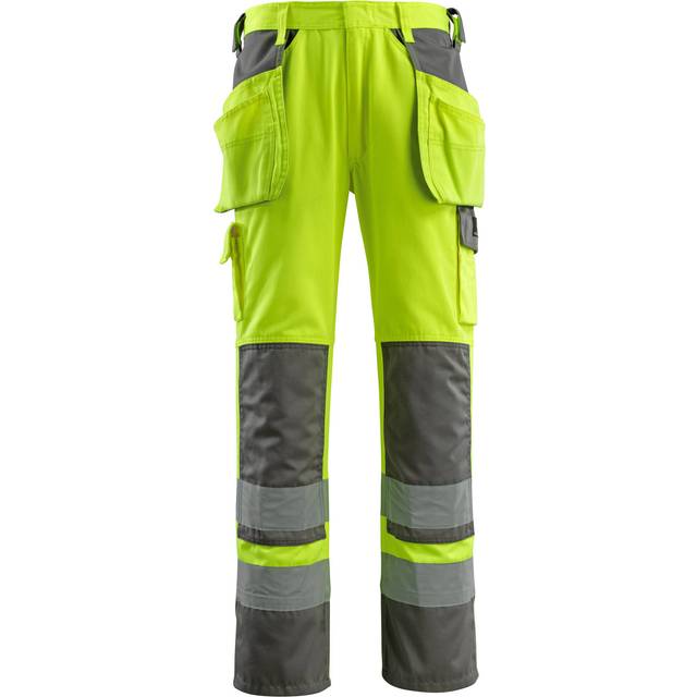 Mascot Workwear 09131 Safe Compete Trousers with holster pockets Hi-Vi