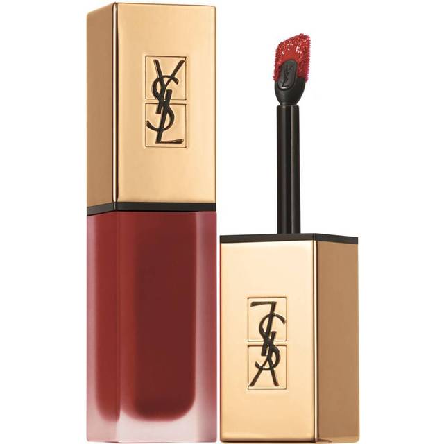 YSL Tatouage Couture Burgundy Liquid Lipstick 8 Black Red Code