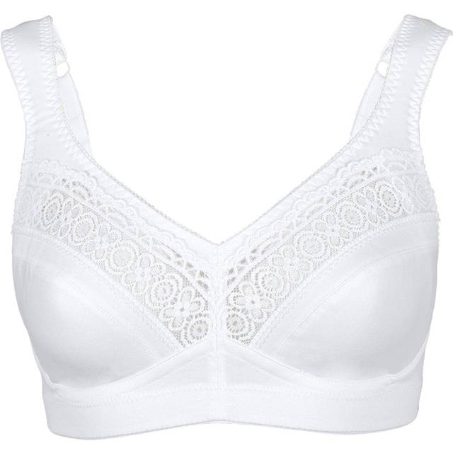Swegmark - Swegmark Mjuk-bh Cotton Stars - Vit
