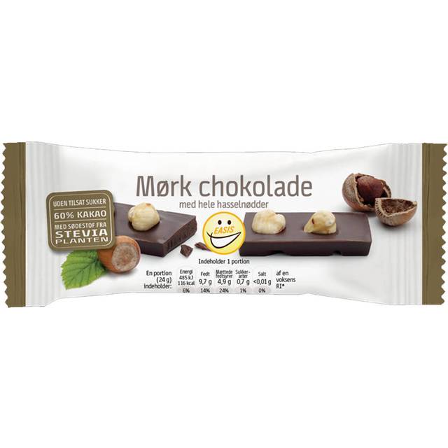 EASIS Mörk Choklad med hela Hasselnötter - 1 st