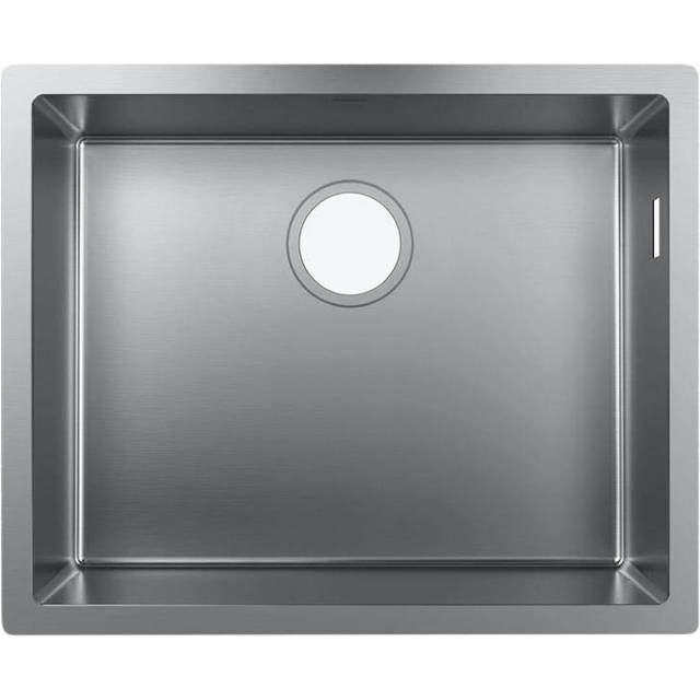 Hansgrohe S719-U500 1.0 Bowl Stainless Steel Undermount Kitchen Sink 4