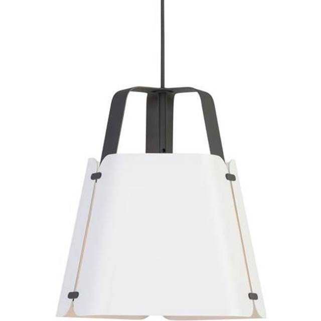 Belid Fold pendel Ø34 cm Antracit-Vit struktur