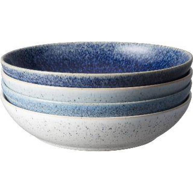 Studio Blå Pasta Skål Ø 22cm, 4-pack - Denby