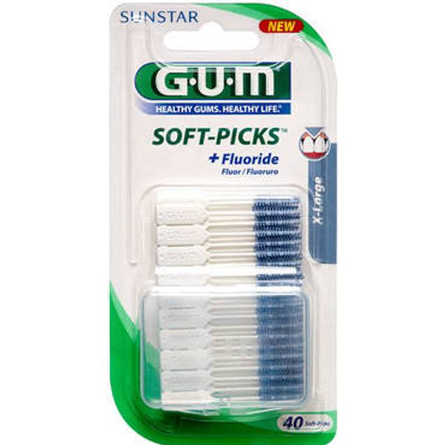 GUM Gummitandsticka XL Mellanrumsrengöring 40 st