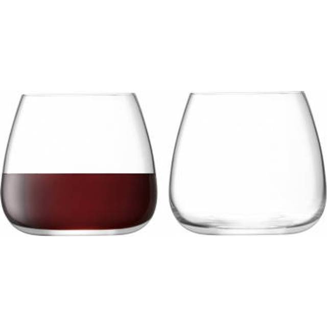LSA Wine Culture Stemless Wine Glass - clear - 385ml
