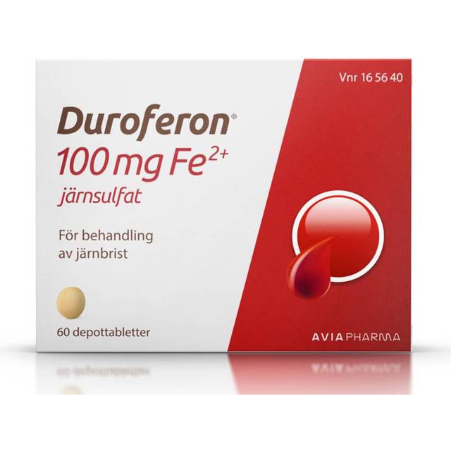 Duroferon, depottablett 100 mg Fe2+, 60 st