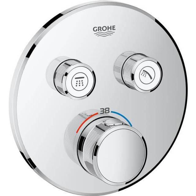 Grohe 29119000 grohtherm smartcontrol thm trimset round 2sc