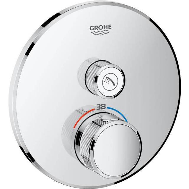 Grohe Grohtherm Smart Control Thermostatic Trim For One Outlet - 29118000 Concealed Body Required?: Not Required