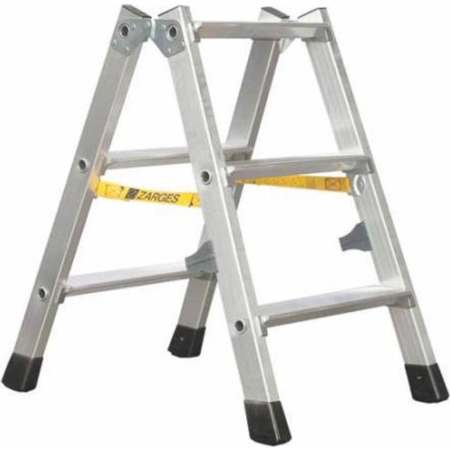 ZARGES robust steel hinges, robust steel hinges, 2 x 4 steps