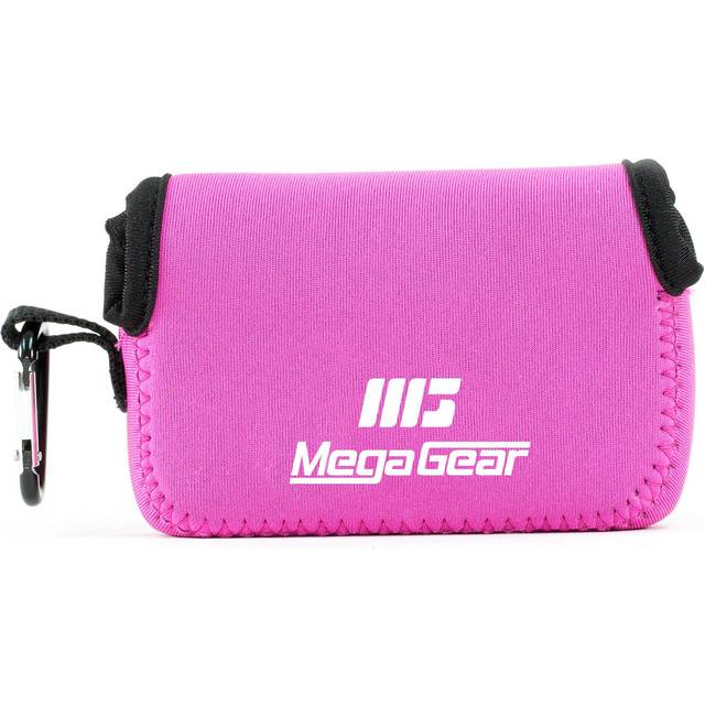 MegaGear MG807 Ultra Light Neoprene Camera Case compatible with Fujifilm FinePix XP140, XP130, XP120, XP90 - Hot Pink