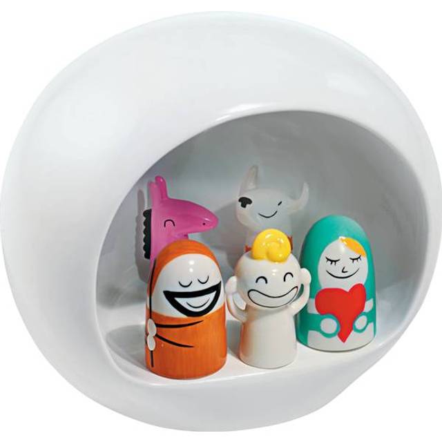 Alessi - Alessi Presepe Crib - weiß - white (13.5 x 16.0 x 13.0cm)