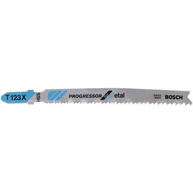 Bosch T123X  Jigsaw Blades Progressor Metal Cuting (Pkt 5)