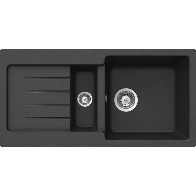 Schock 1.5 Bowl Inset Kitchen Sink - Nero (860mm L X 440mm W)