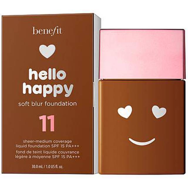 Benefit Hello Happy Soft Blur Foundation SPF15 #11 Dark Neutral