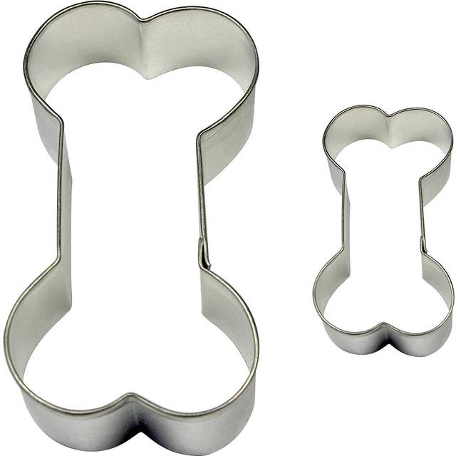 PME Set of 2 Bone Cookie and Cake Cutters  Small & Medium  Standars  SC608