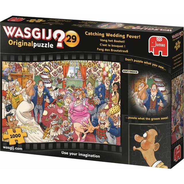 Wasgij 19159 Original 29 Catching Wedding Fever Jigsaw Puzzle, Multi