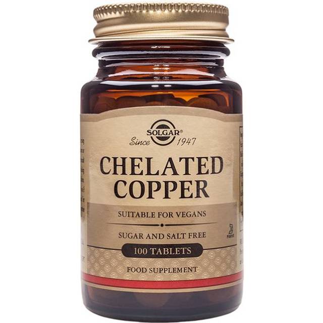 Solgar Chelated Copper 100 Tablets
