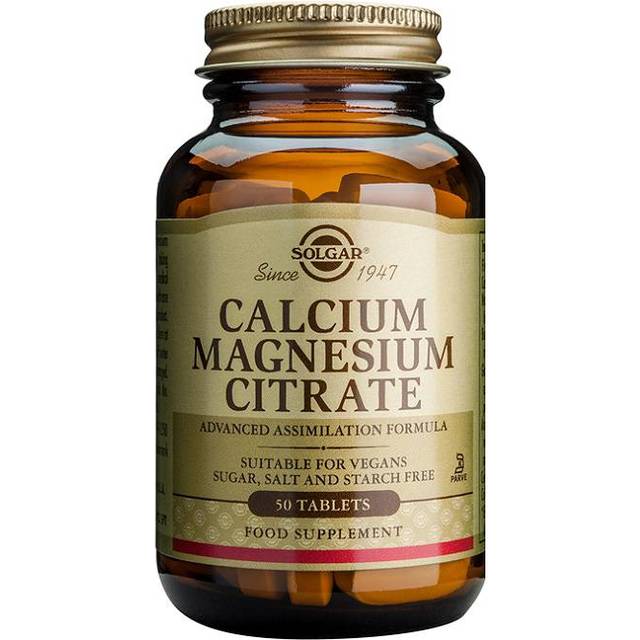 Solgar Calcium Magnesium Citrate 50 Tablets