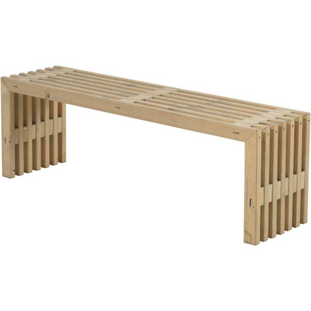 Bänk Plus Rustik Design Trall 138X45X36Cm Svart