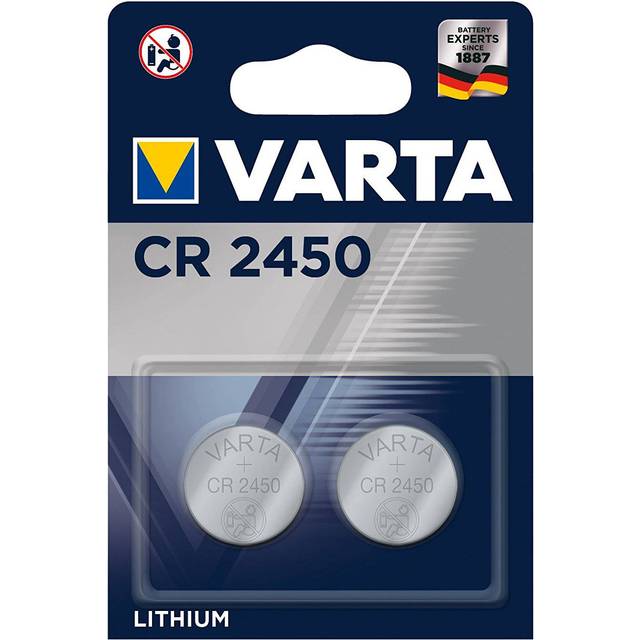 CR 2450 Bli.2 - Battery Button cell 560mAh 3V CR 2450 Bli.2