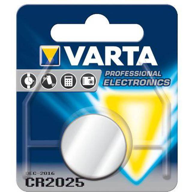 Varta CR2025 battery 10 pack - lithium 3V coin cell