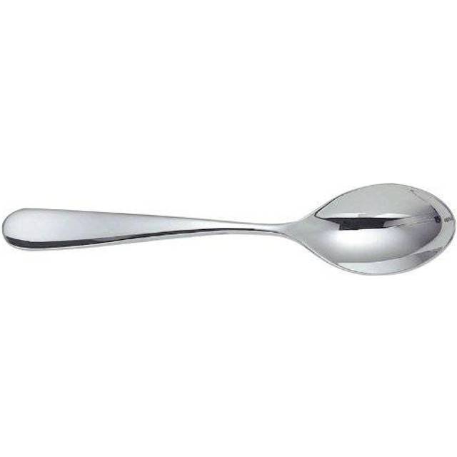 Alessi - Nuovo Milano Table Spoon Set Of 6 - edelstahl/glänzend poliert/L 19,5cm - stainless steel (19.5cm)