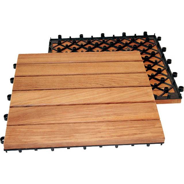 Trall Teak Deltaplattan A Höger 30×30