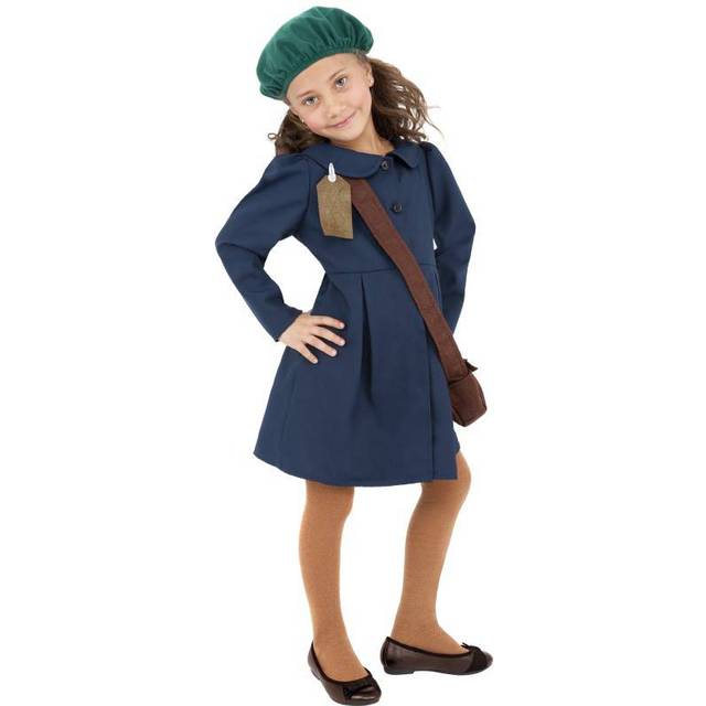 World War II Evacuee Girl Costume, - Small