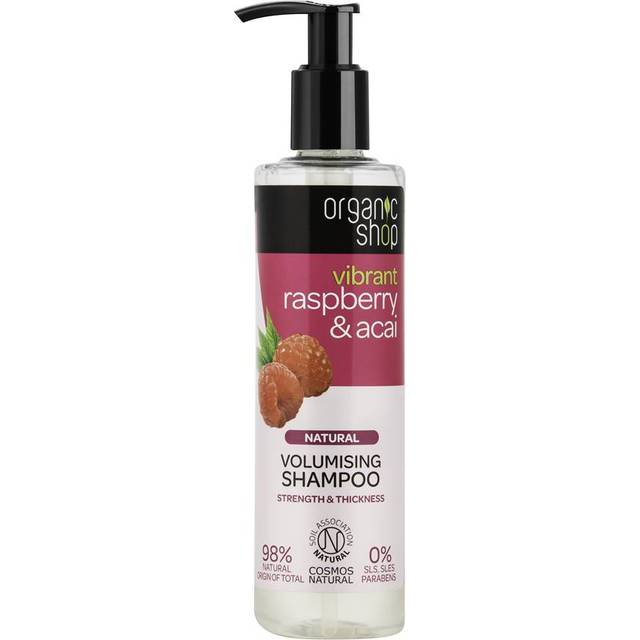 Organic Shop Natural Raspberry & Acai Rensande volymschampo 280 ml