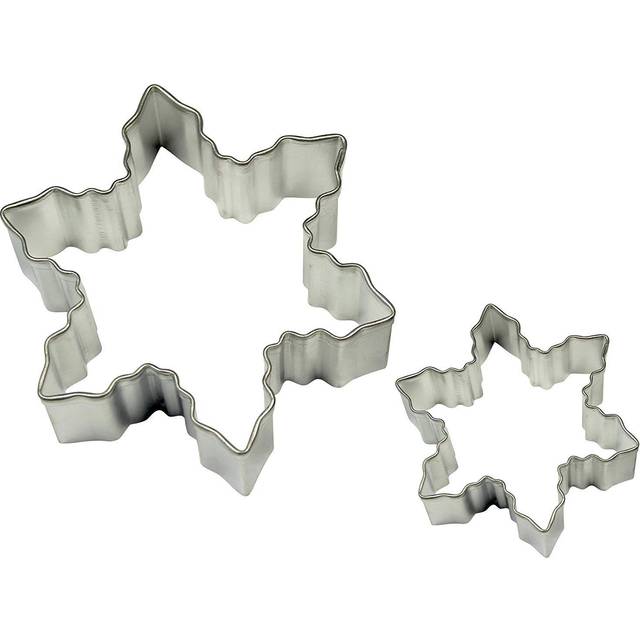 PME Cookie & Cake Cutter - Snowflake 2 Set