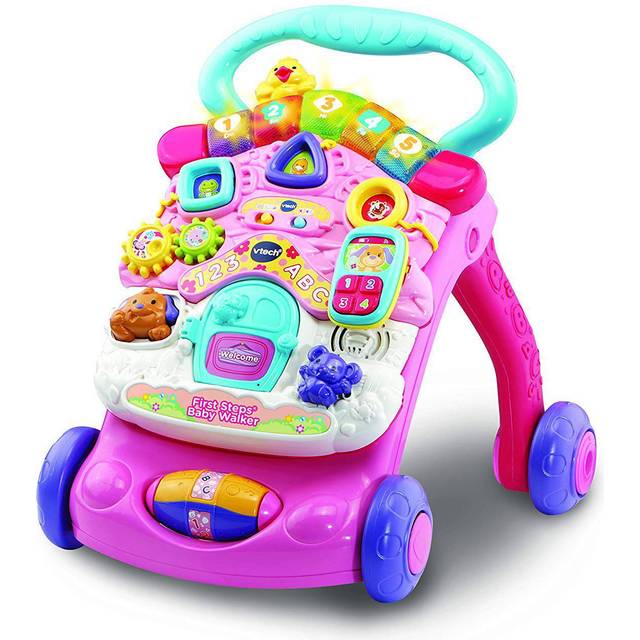 Vtech First Steps Baby Walker - Pink - One Colour