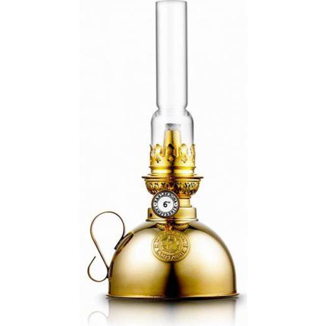 Karlskrona Lampfabrik Nattlampan fotogenlampa mässing