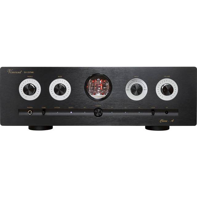 Vincent SV-237MK rörbestyckad stereoförstärkare med DAC, svart