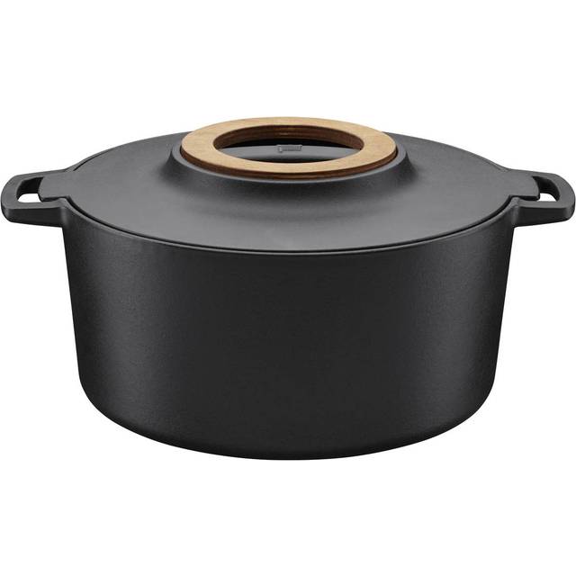 Fiskars - Norden Gryta Gjutjärn 6 L - Svart